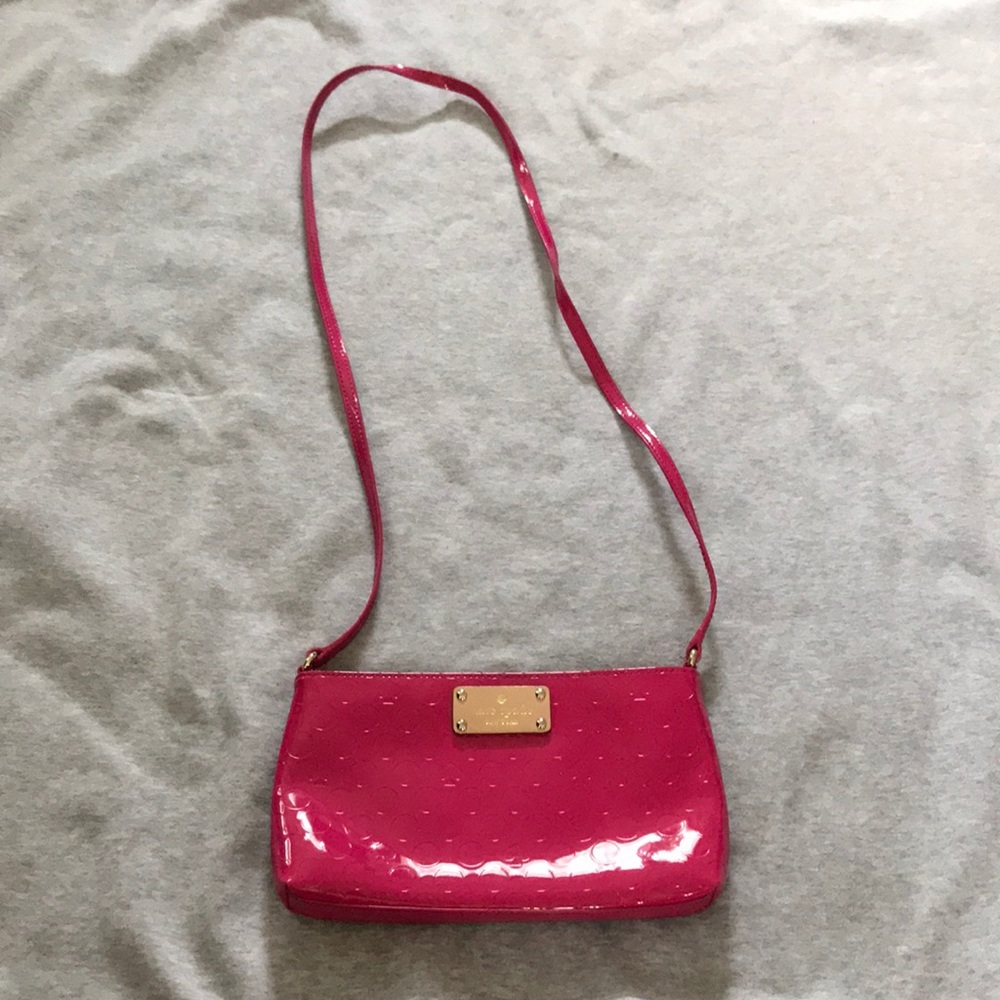 Hot Pink Kate Spade Crossbody Purse